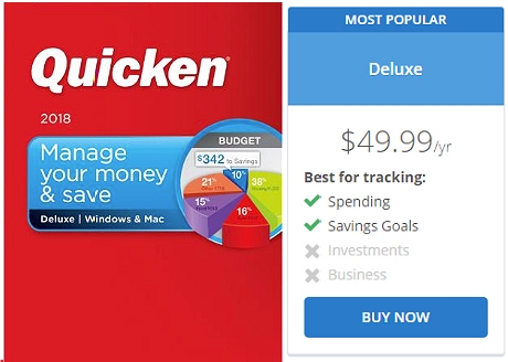 what is the difference between quicken 2017 for mac and quicken deluxe 2017 for mac